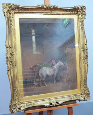 Lot 1172 - ENGLISH SCHOOL (Early XX Century) Two Horses...