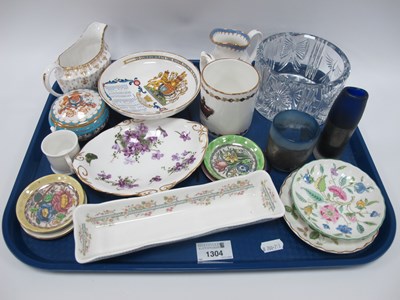 Lot 1304 - Waterford Glass Bowl, 13cm diameter, Spode,...