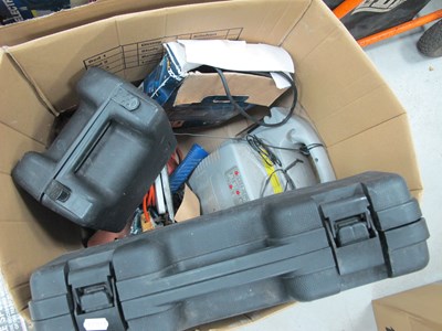 Lot 1096 - Powercraft Drill, B&D sander battery charger,...