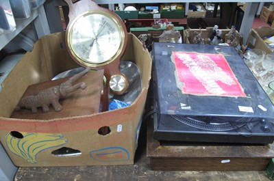 Lot 1253 - Technics SL-1610 Record Player, tennis balls,...