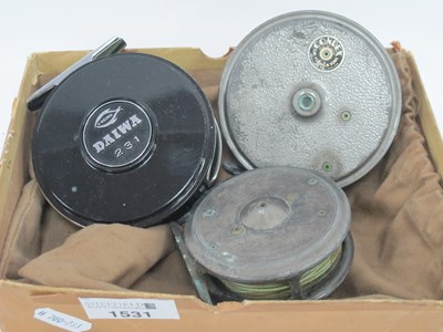 Lot 1531 - Fishing - Hardy 2 7/8 Reel, Young Condex and...