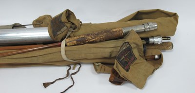 Lot 1559 - Fishing - Rods Foster Bros, Sharpe,...