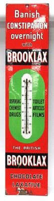 Lot 1251 - A Vintage Enamel Shop Sign, with central...