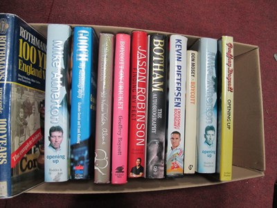 Lot 1187 - Autographed Sports Books, including Boycott,...
