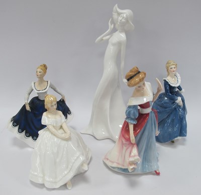 Lot 1378 - Five Royal Doulton porcelain figurines: HN2334...