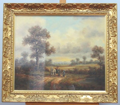 Lot 1194 - CHARLES ROSS (1874-1933) Horse and Cart on a...