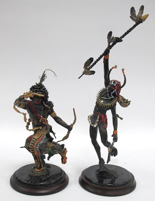 Lot 1551 - Franklin Mint Spirit of the Raven, 26cm tall...
