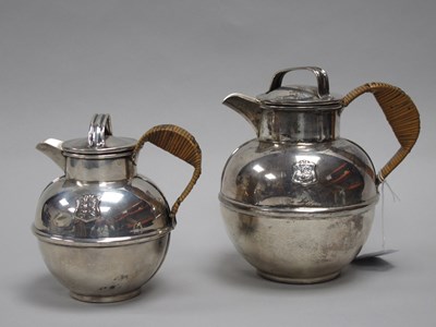 Lot 4 - An Art Deco Style Globular Tea Pot and...