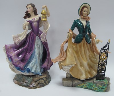 Lot 1384 - Franklin Mint 'Catherine' 26cm tall and...