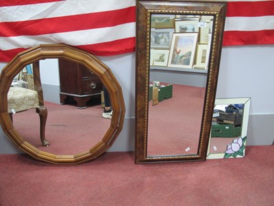 Lot 1602 - Rectangular Wall Mirror, 88cm high, eighteen...