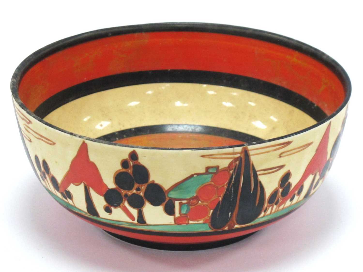 Lot 1069 - A Wilkinson Ltd Clarice Cliff 'Fantasque'...