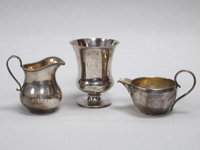 Lot 11 - George W. Shiebler & Co; An American Cream Jug,...