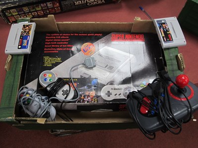 Lot 572 - A Boxed Super Nintendo Entertainment System...
