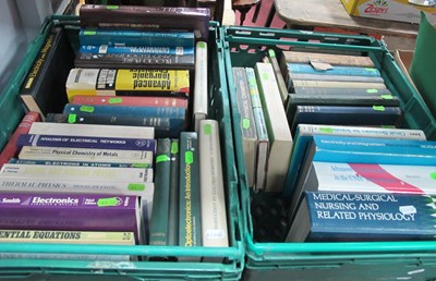 Lot 1179 - Books; A large quantity of scientific themed...