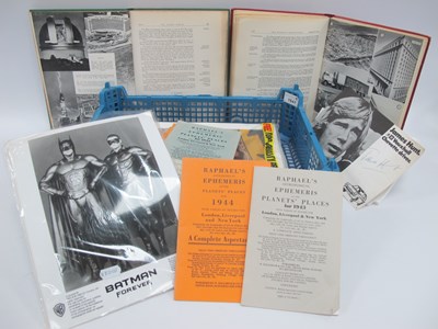 Lot 1547 - Paper ephemera to include James Hunt autograph...