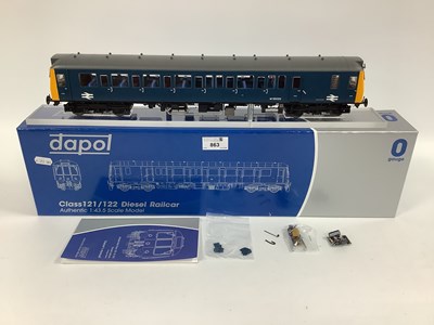 Lot 863 - A Boxed '0' Gauge Dapol Class 121 Railcar, in...