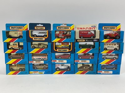 Lot 800 - Twenty Boxed Matchbox Diecast Model Vehicles...