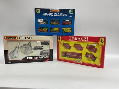 Lot 938 - Three Matchbox Gift Sets. #MC17 British...