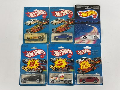 Lot 796 - Six Mattel Circa 1979-1986 Carded Hot Wheels...