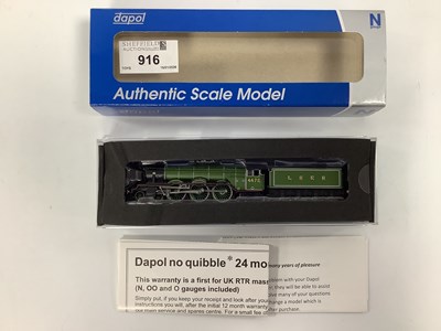 Lot 916 - A Boxed Dapol 'N' Gauge "Flying Scotsman" as...