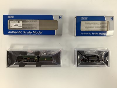 Lot 935 - Two boxed Dapol N gauge Southern locomotives:...