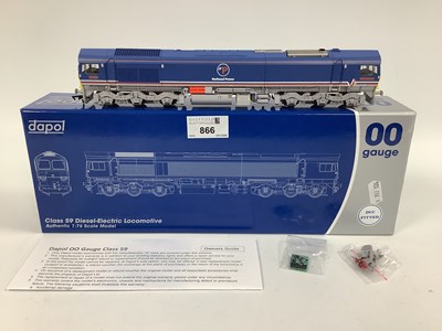 Lot 866 - A Boxed Dapol '00' Gauge Class 59 Diesel...