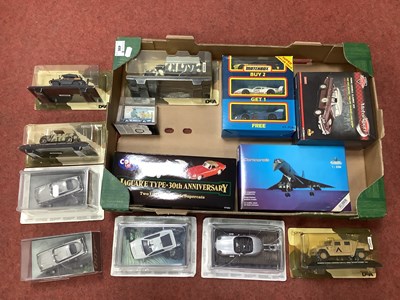 Lot 496 - Sixteen Diecast Model Vehicles and Aircraft by...