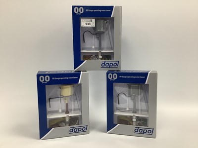 Lot 933 - Three boxed Dapol 00 gauge motorised water...