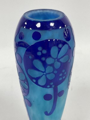 Lot 1007 - A Le Verre Francais Art Glass Vase, of...