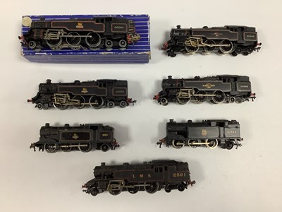Lot 629 - Seven Hornby-Dublo 00 gauge tank engines: five...