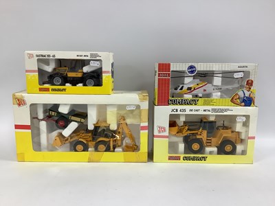 Lot 850 - Four Diecast Model Plant Machinery Vehicles,...