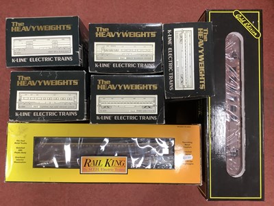 Lot 465 - Seven Boxed 'O' Gauge/7mm Bogie U.S.A. Outline...