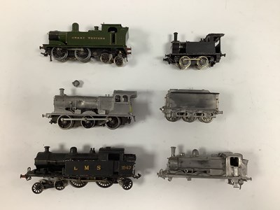 Lot 610 - Five 00 gauge metal kit-built locomotives at...