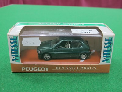 Lot 640 - A Vitesse 1:43rd scale diecast model Peugeot...
