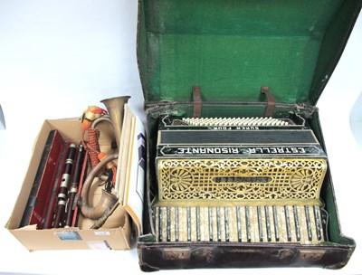 Lot 1543 - Musical Instruments, including a vintage...