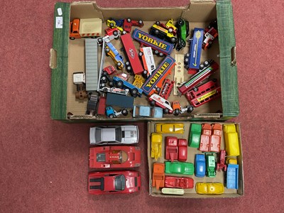 Lot 730 - A Quantity of Diecast, Rubber Model Lineside...