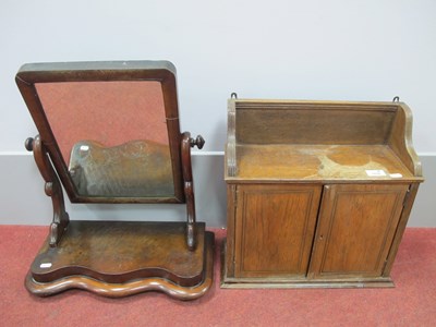 Lot 1628 - XIX Century Mahogany Dressing Table Mirror,...