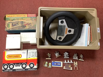Lot 495 - A Matchbox Service Station with Forecourt, box...