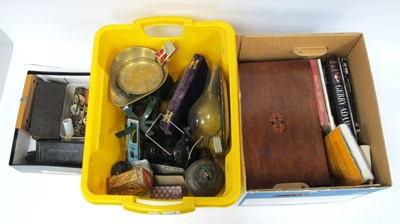 Lot 1195 - Collectables, including vintage mahogany...