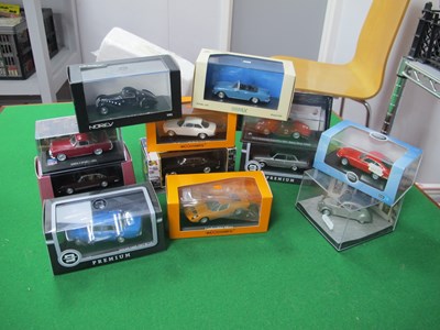 Lot 502 - Twelve 1:43rd scale diecast model cars by...