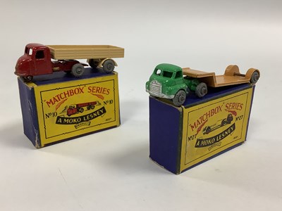 Lot 980 - Two Original Moko Lesney Matcbox No 10...