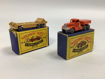 Lot 978 - Two Original Moko Lesney Matchbox 1-75 No 15...