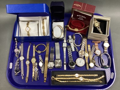 Lot 333 - A Collection of Ladies Wristwatches, to...