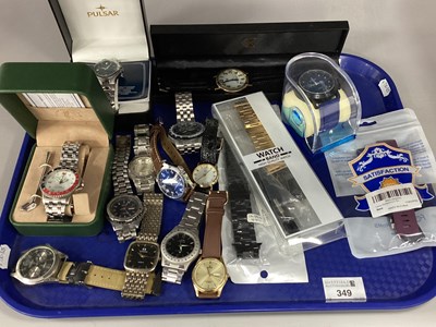 Lot 349 - A Collection of Gent's Wristwatches and Watch...
