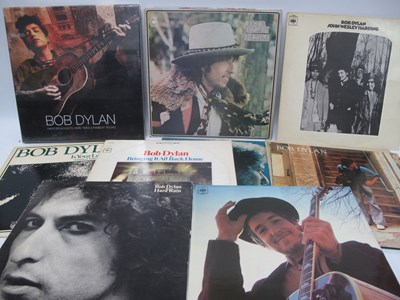 Lot 756 - Collection of Bob Dylan LPs, fourteen records,...