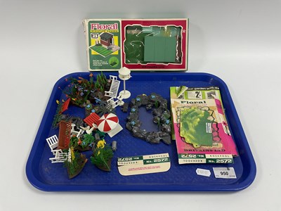 Lot 950 - A Quantity of Plastic Britains Garden items,...
