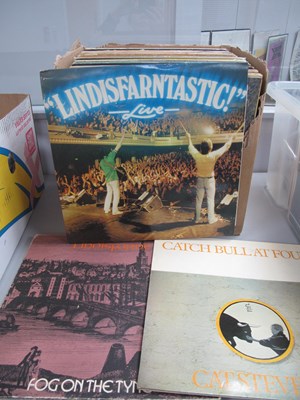 Lot 724 - Collection of Folk LPs, over sixty records...