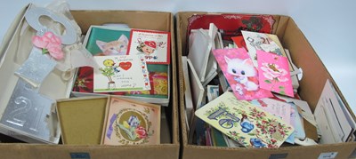 Lot 1018 - Greetings Cards - 1950s and Later, Valentines,...