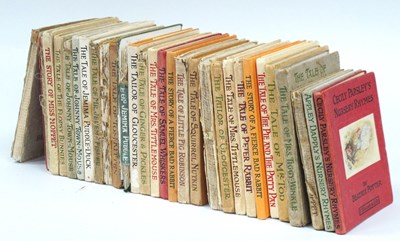 Lot 1354 - Beatrix Potter Books, all F. Warne & Co, Ltd,...
