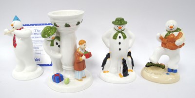 Lot 1275 - Coalport Characters - The Snowman 'Snowman...